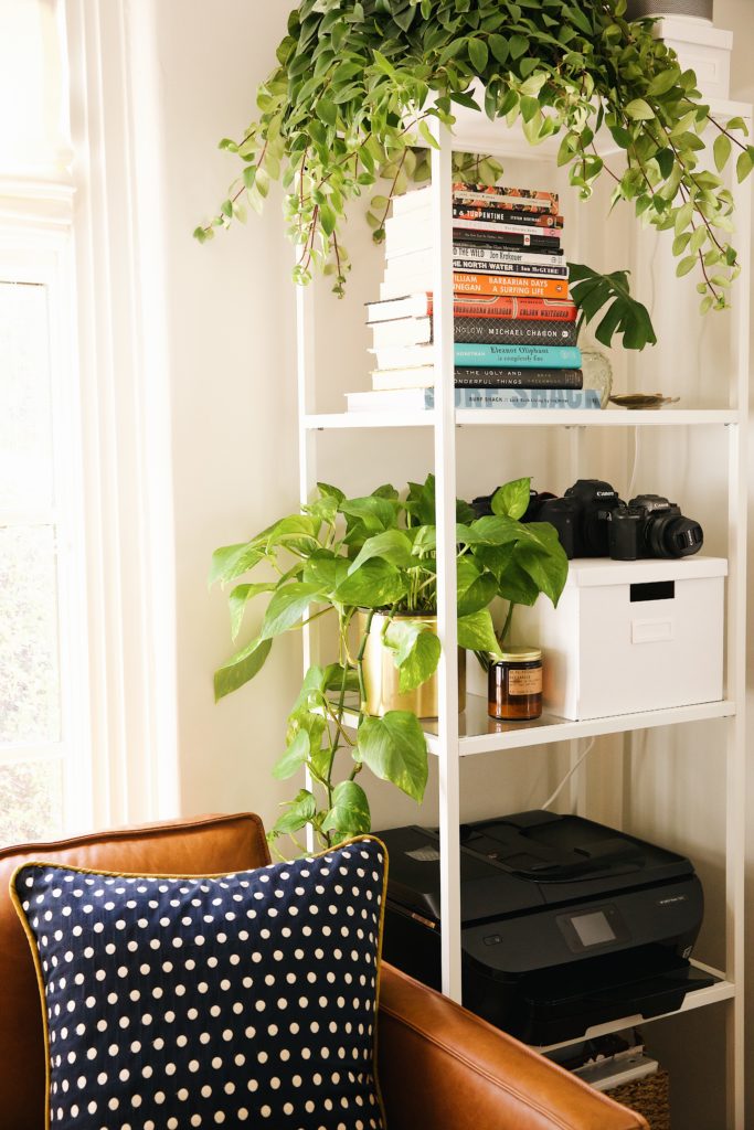 Ikea Shelving - Easy At Home Office Updates - Simple and Modern