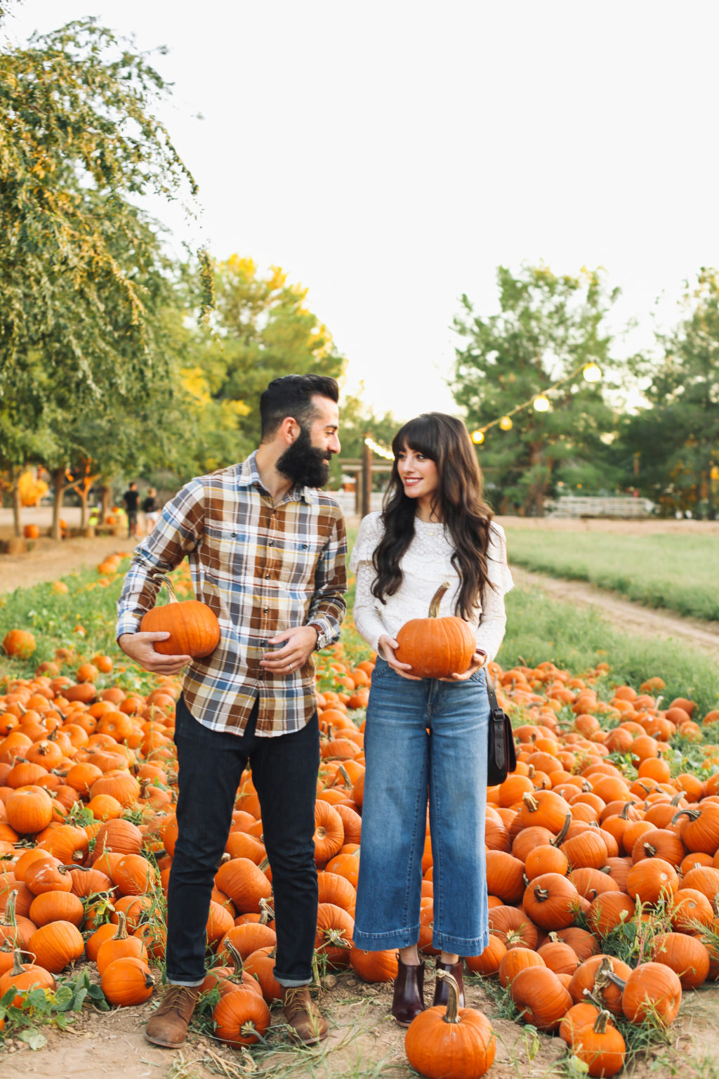 Fall Traditions Pumpkin Picking Couples Outfits