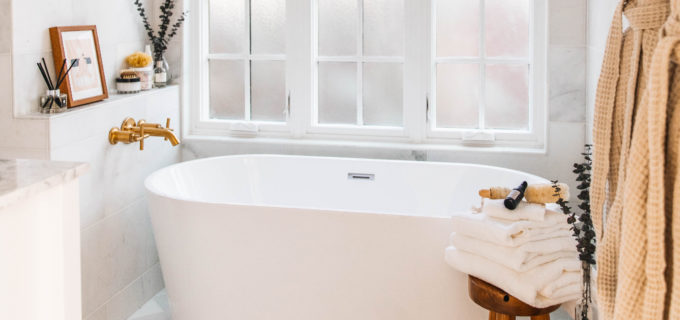 Marble Bathroom Refresh + Parachute’s Bath Line