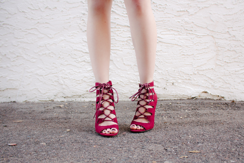 New Darlings-Lace Up Heels