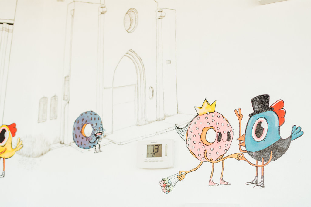 New Darlings - Chicken & Donuts- Donut Art