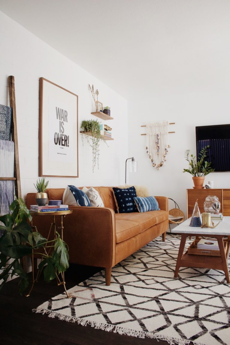 Living Room Makeover with West Elm - New Darlings