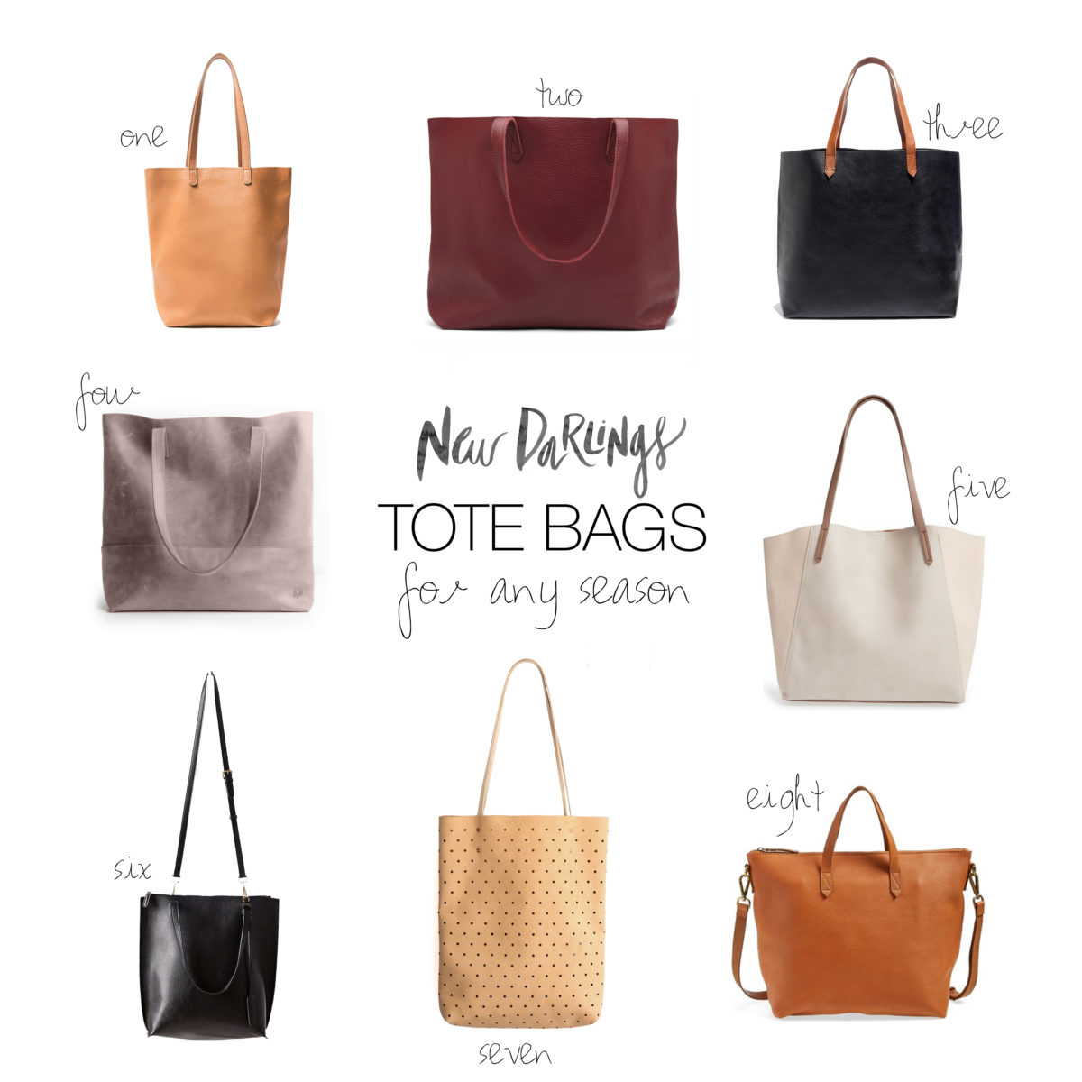 Favorite Tote Bags for Any Season - New Darlings
