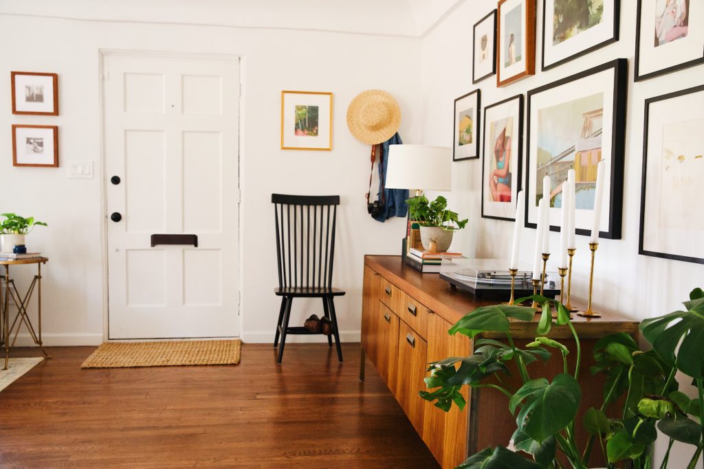 Creating a Faux Entryway When You Don't Have One