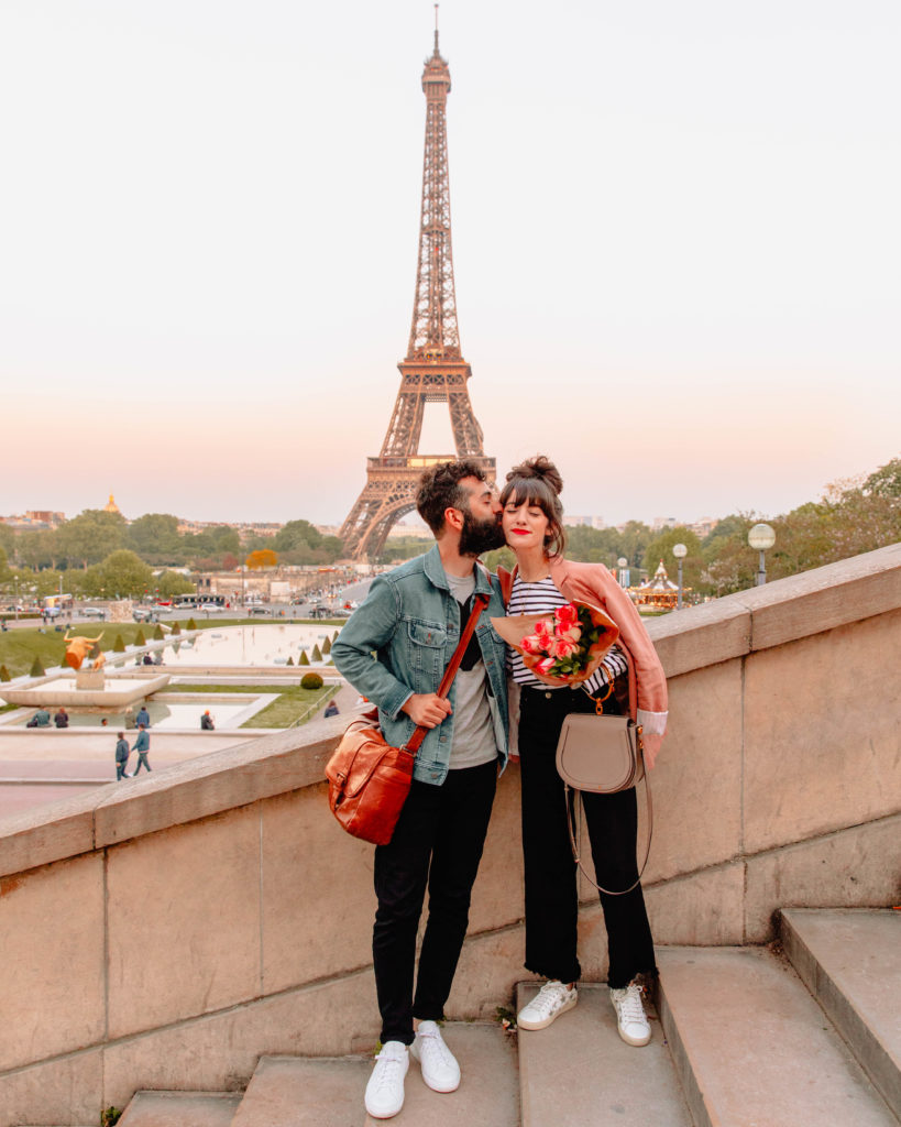 New Darlings - Paris Travel Guide - Eiffel Tower Romantic Couples Photos