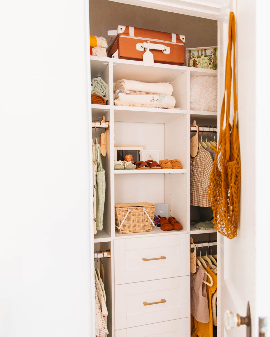 the nursery closet – almost makes perfect
