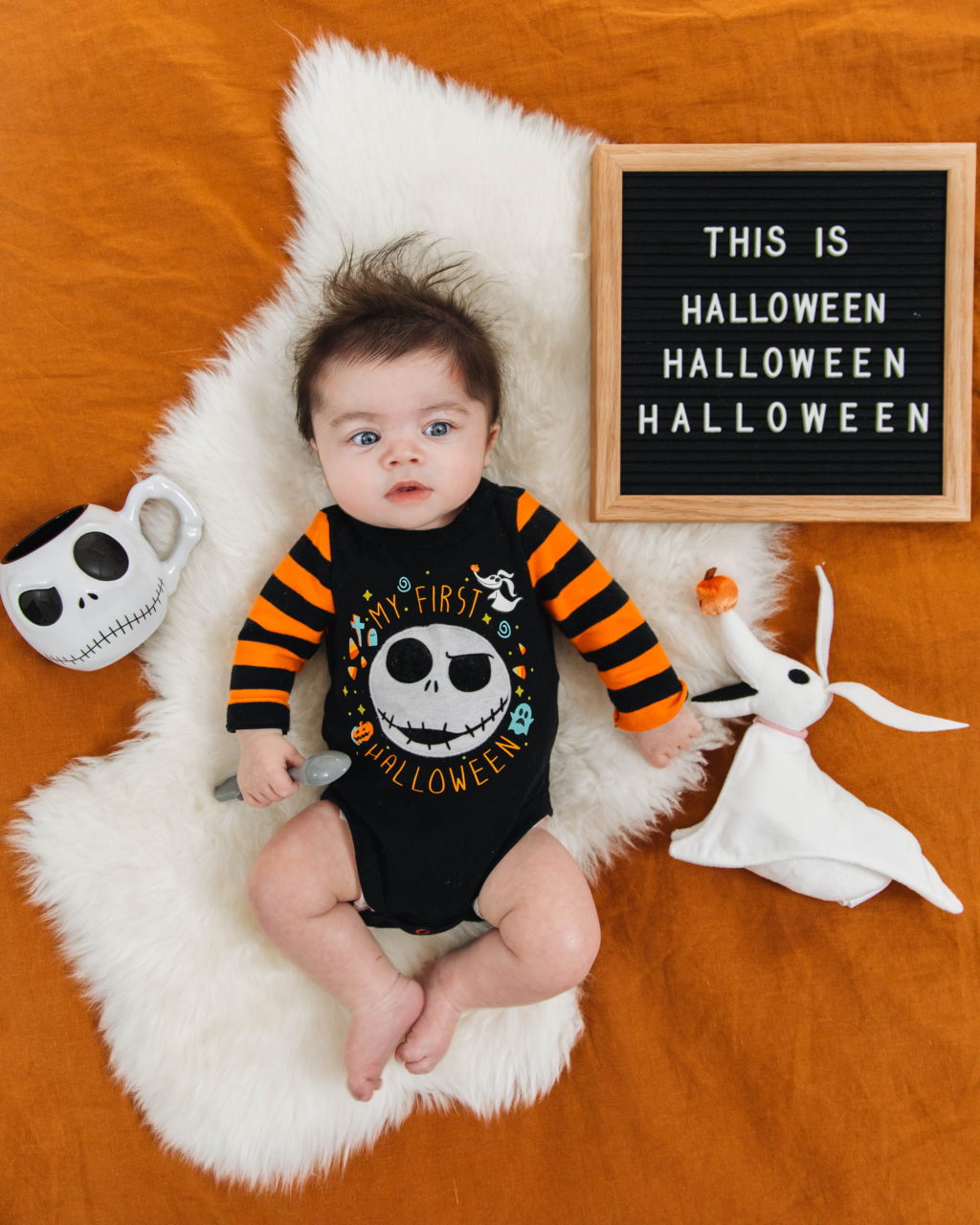 Jack Skellington Baby Halloween Outfit