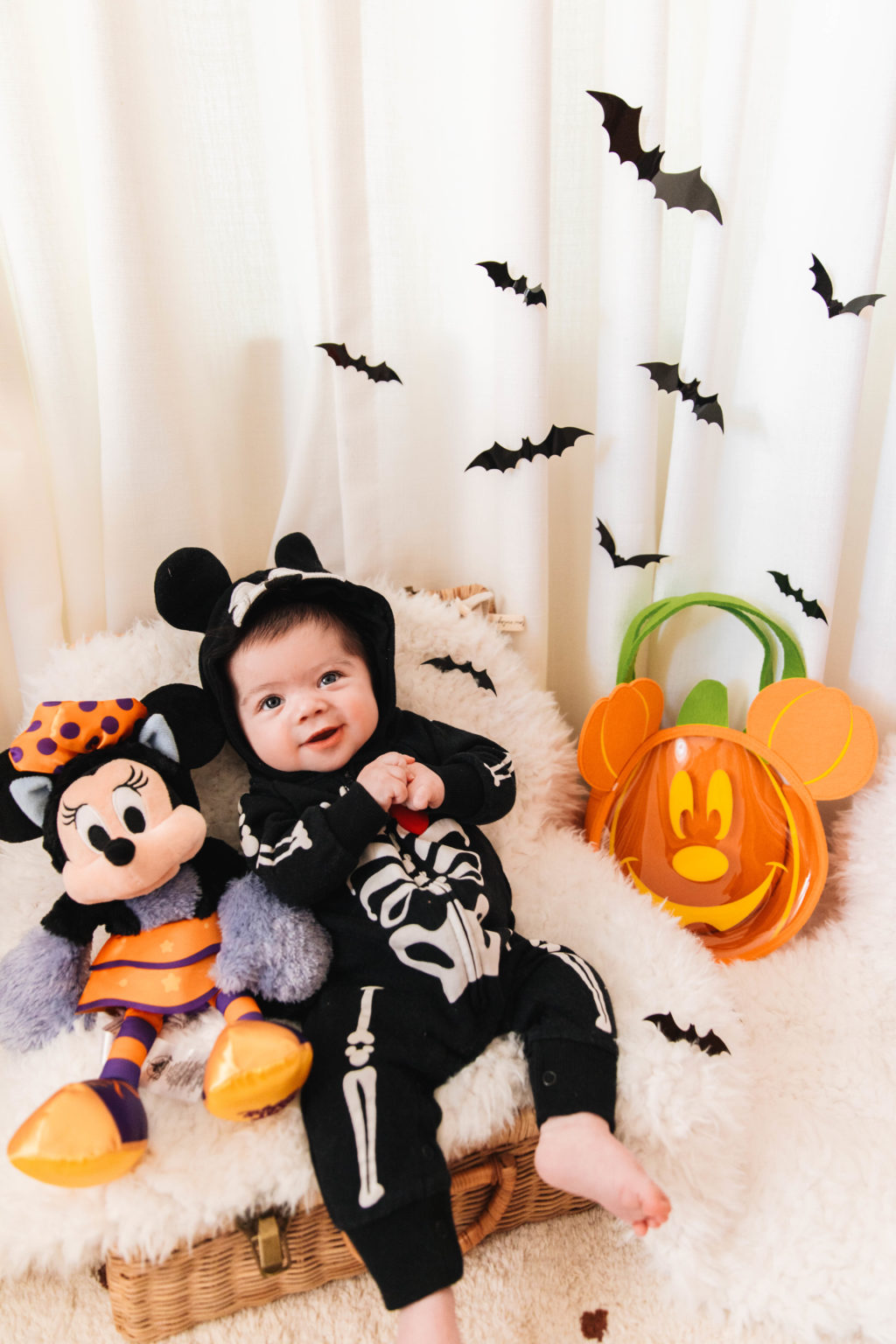 Skeleton Baby Halloween Costume Idea