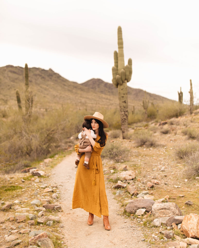 Mama and Baby Desert Photoshoot