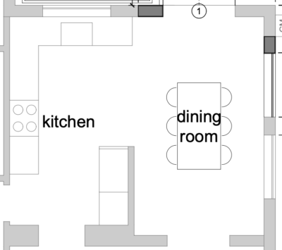 White and Terracotta Kitchen & Dining Room - New Darlings