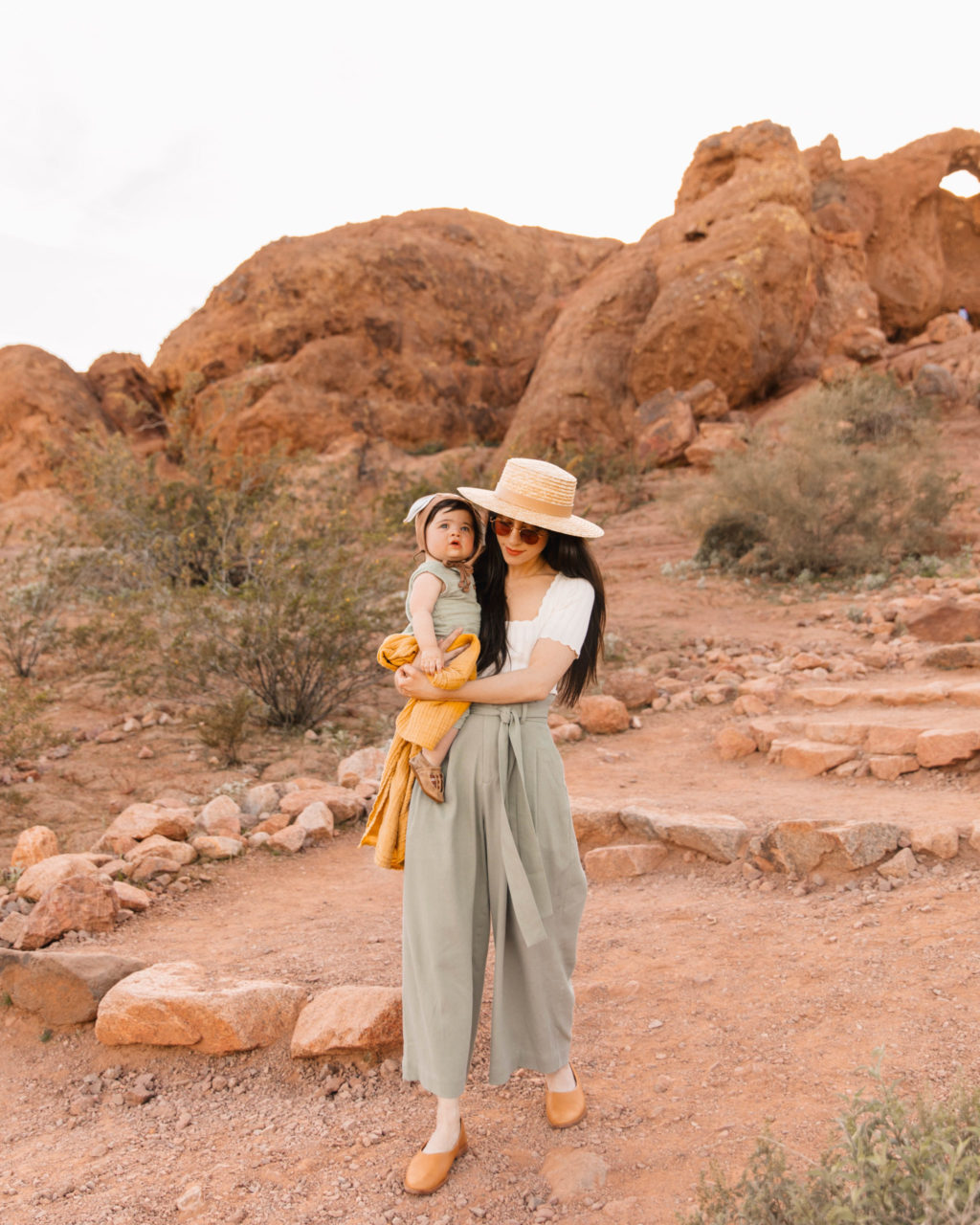 Mama and Baby Desert Photos