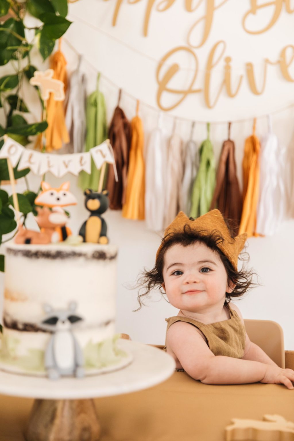 Woodland Themed 1st Birthday Party