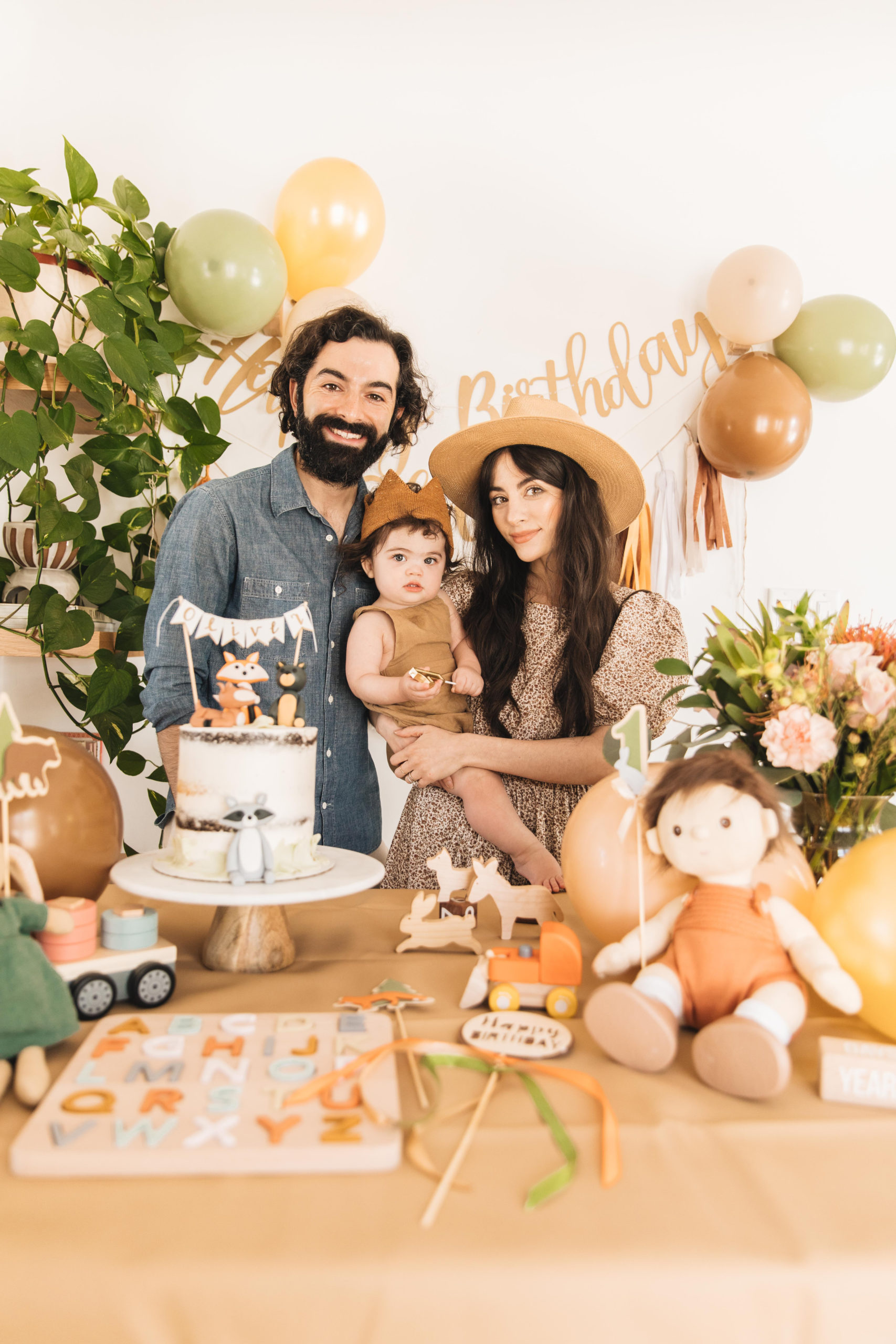 Oliver's 1st Birthday: A Woodland Themed Party - New Darlings