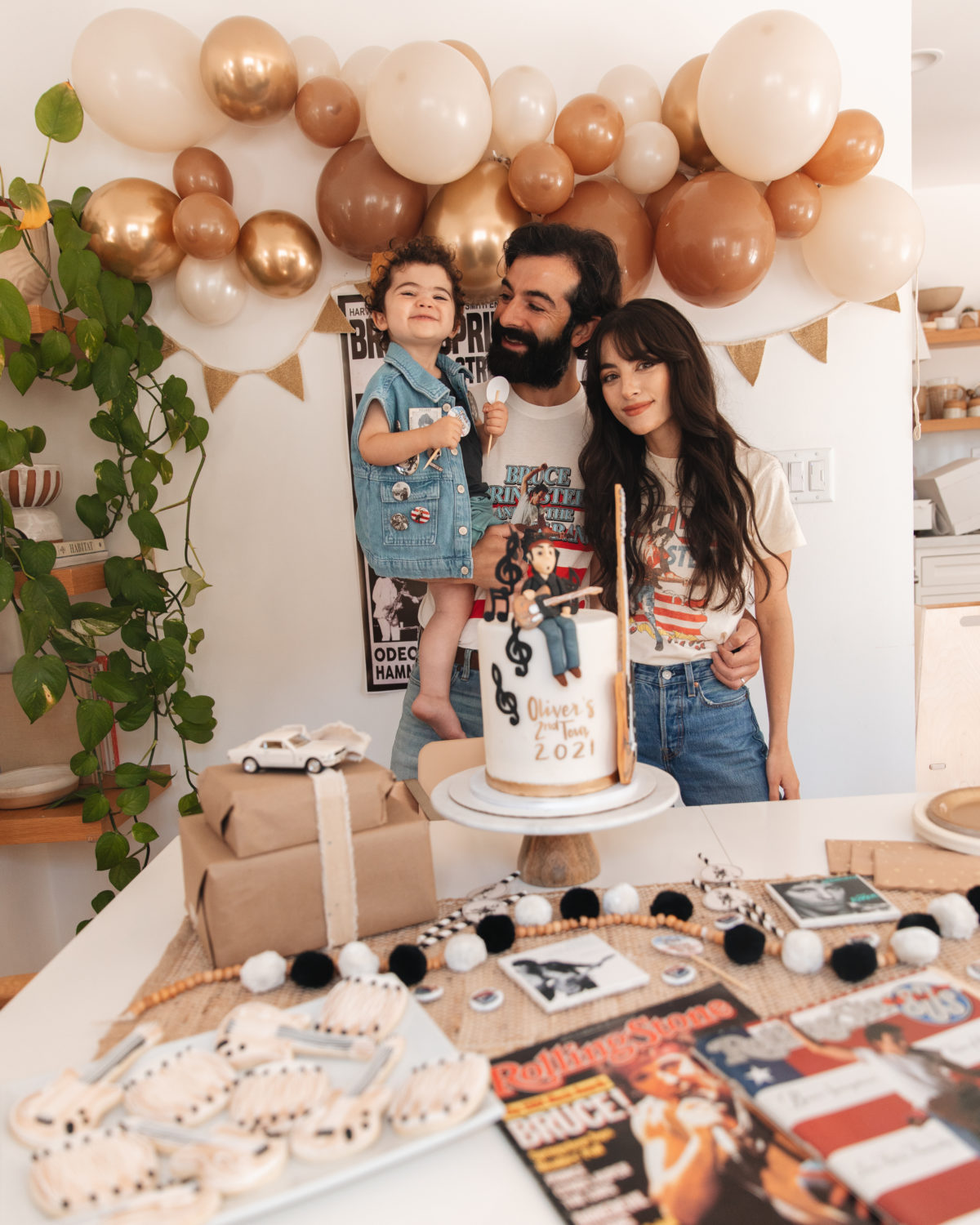 Oliver’s 2nd Birthday: A Bruce Springsteen Themed Party