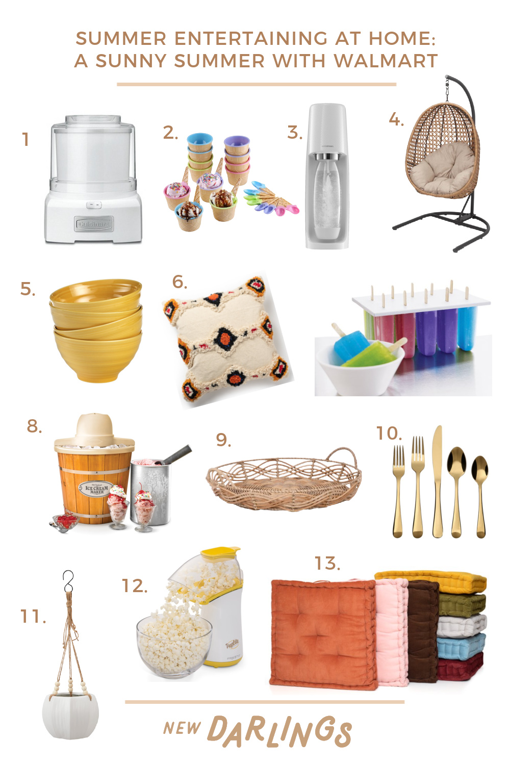Summer Entertaining at Home: Colorful Ideas + Sweet Treats with Walmart