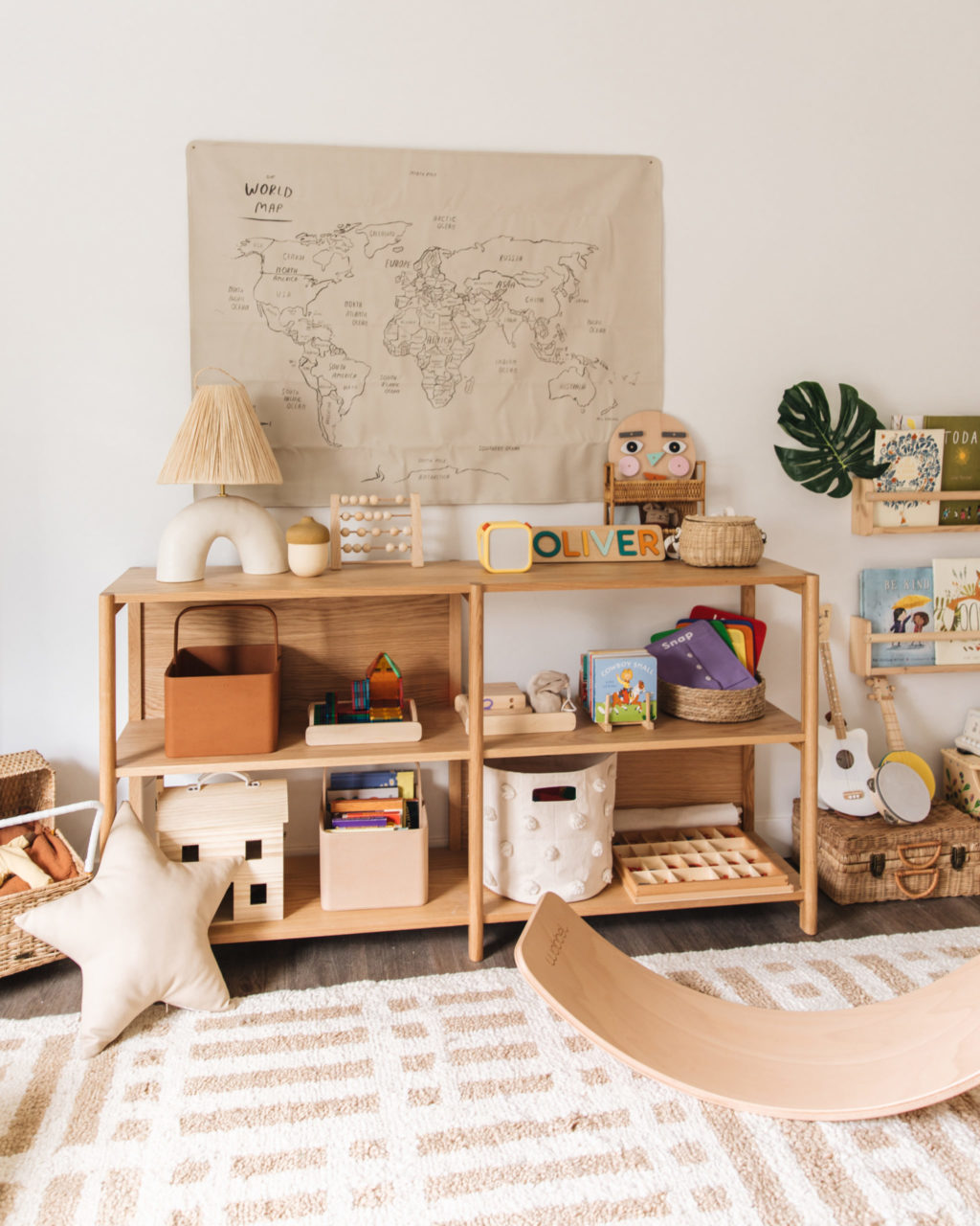 Neutral Montessori Inspired Toddler Room