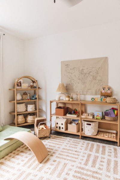 Toddler Room Update: Montessori Inspired Shelf - New Darlings