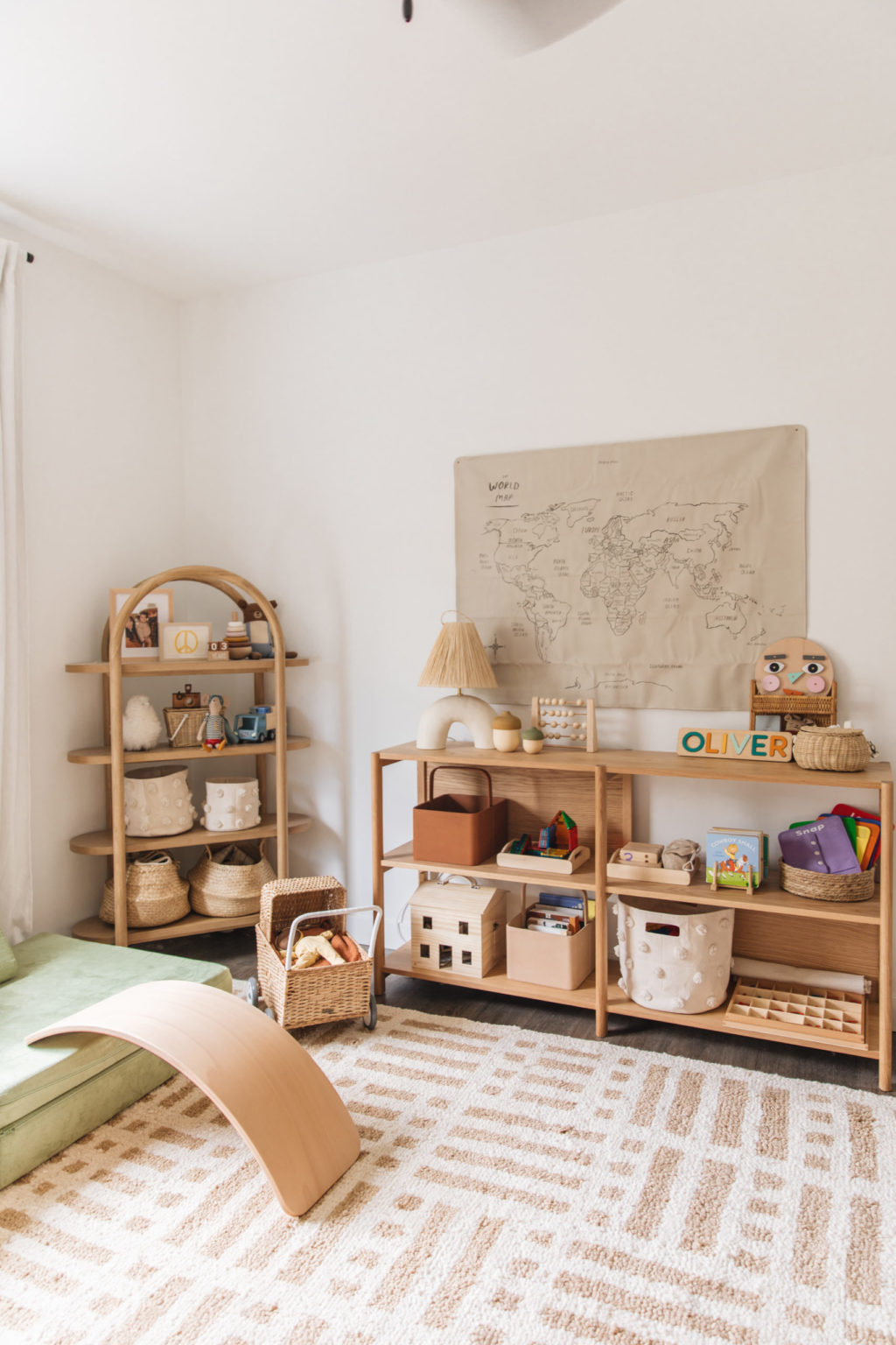 Kids toy organization - montessori friendly kids room