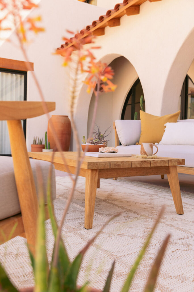 rejuvenation outdoor furniture - summer patio ideas - desert backyard