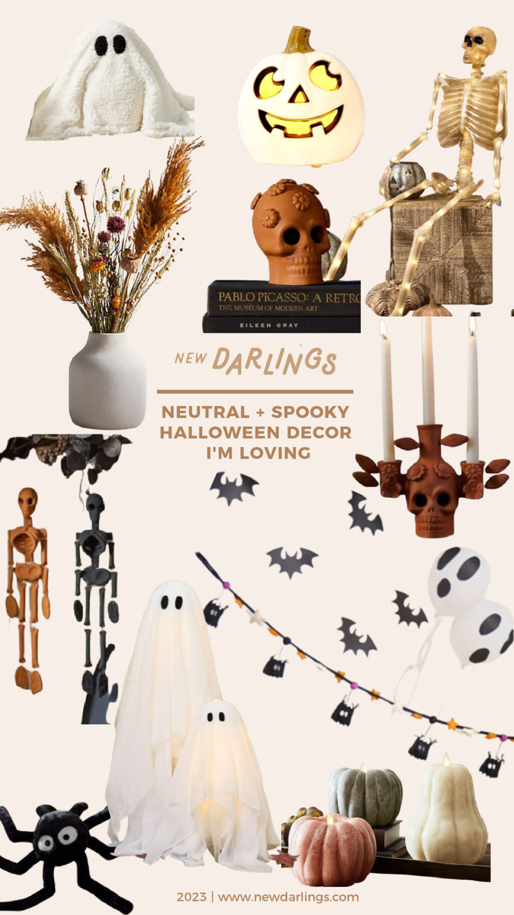 Neutral Halloween Decor: Spooky Halloween Decorations You Can Use for Years