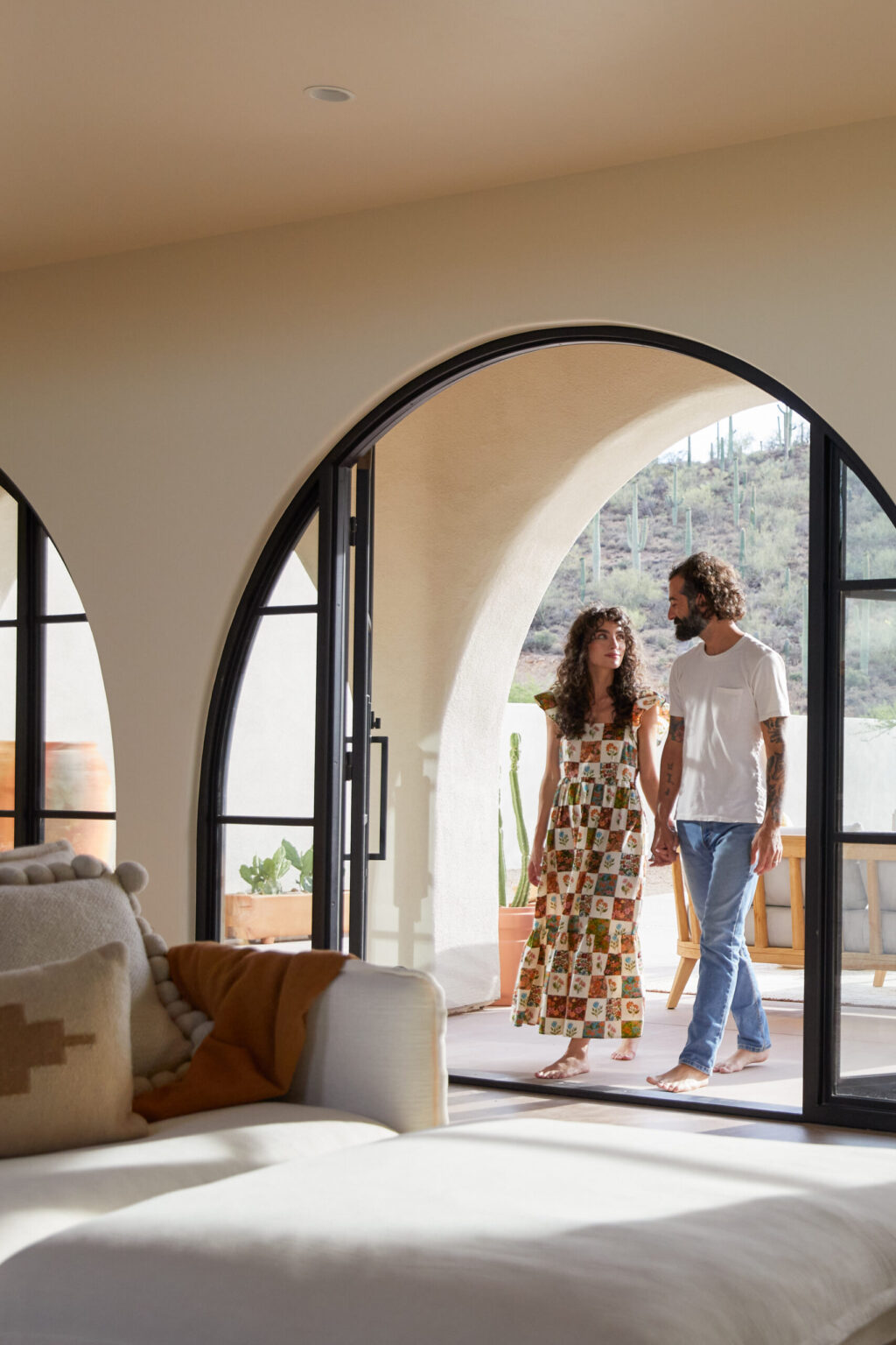 New Darlings at their Desert Home in Tucson Arizona - Arched Doorways